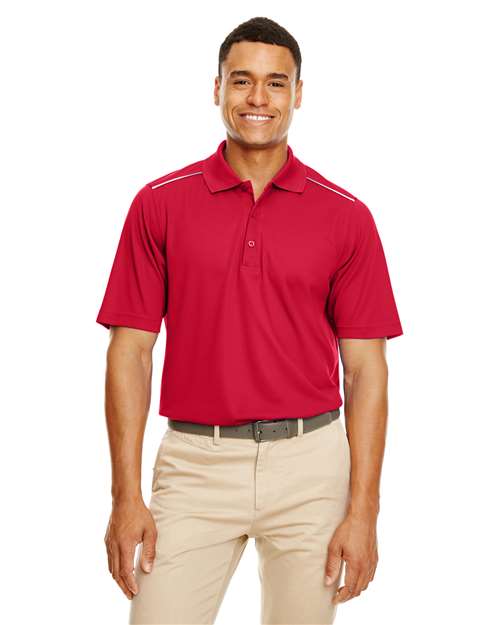 CORE365 88181R - Men's Radiant Performance Piqué Polo with Reflective Piping