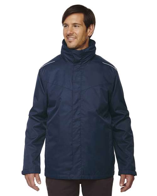 CORE365 88205T - Men's Tall Region 3-in-1 Jacket with Fleece Liner