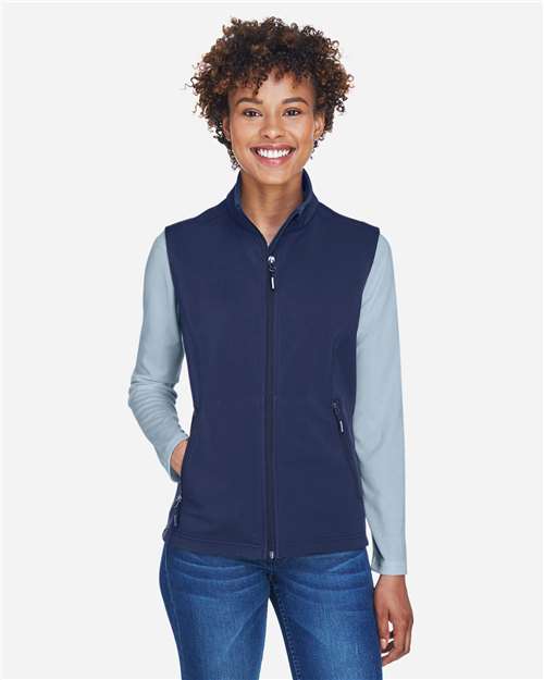 CORE365 CE701W - Women's Cruise Two-Layer Fleece Bonded Soft Shell Vest