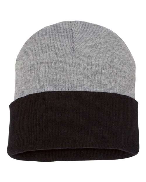 Sportsman SP12T - 12" Color Blocked Cuffed Beanie