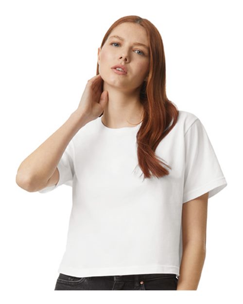 American Apparel 102 - Women's Fine Jersey Mid-Length Boxy Tee