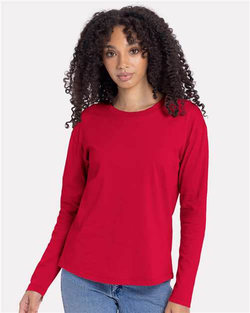 Next Level 3911 - Women's Cotton Relaxed Long Sleeve Tee