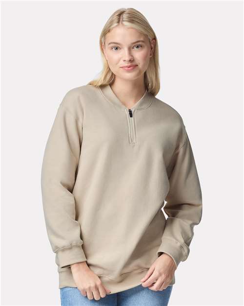 Gildan SF008 - Unisex Softstyle® Midweight Quarter-Zip Sweatshirt