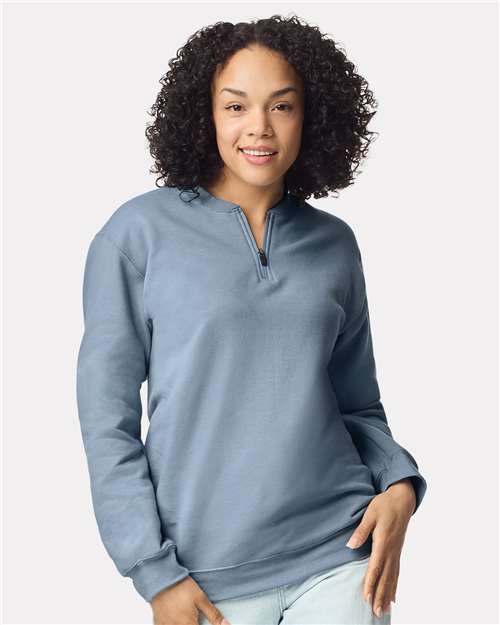 Gildan SF008 - Unisex Softstyle® Midweight Quarter-Zip Sweatshirt