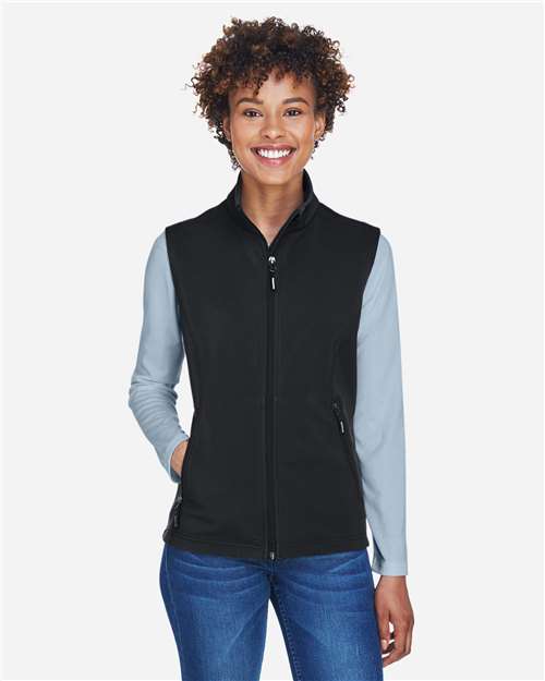 CORE365 CE701W - Women's Cruise Two-Layer Fleece Bonded Soft Shell Vest