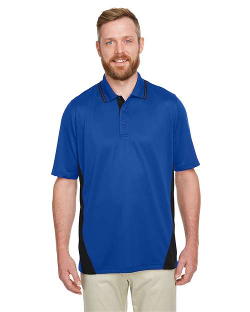 Harriton M386 - Men's Flash Snag Protection Plus IL Colorblock Polo