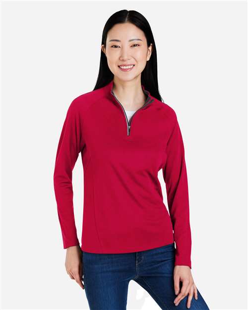 CORE365 CE418W - Women's Origin Performance Pique Quarter-Zip Pullover