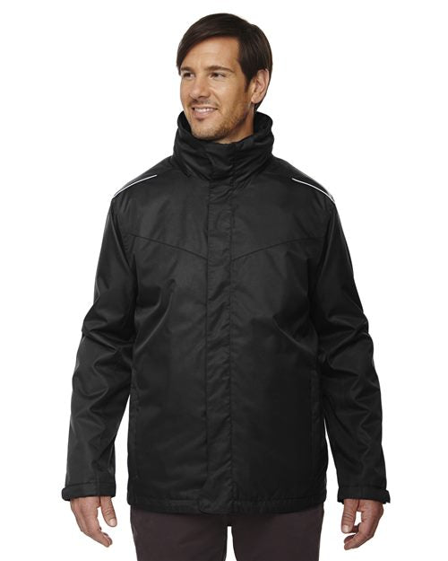 CORE365 88205T - Men's Tall Region 3-in-1 Jacket with Fleece Liner