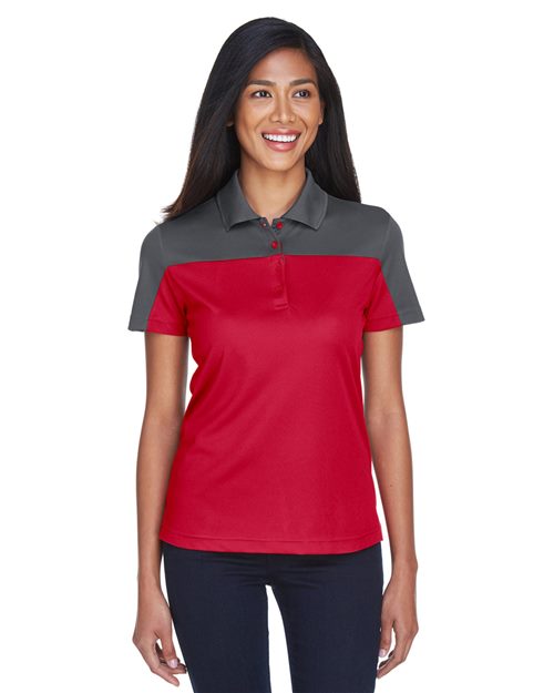 CORE365 CE101W - Women's Balance Colorblock Performance Piqué Polo