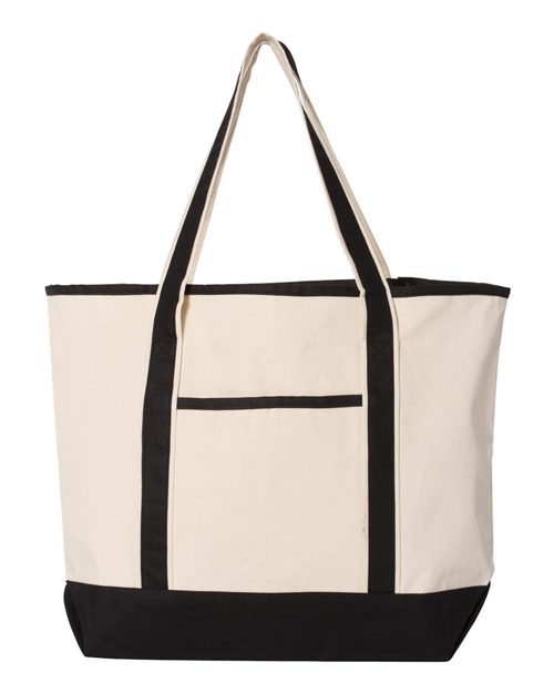 Q-Tees Q1500 - 34.6L Large Canvas Deluxe Tote