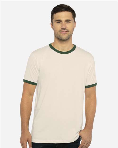 Next Level 3604 - Unisex Cotton Ringer Tee
