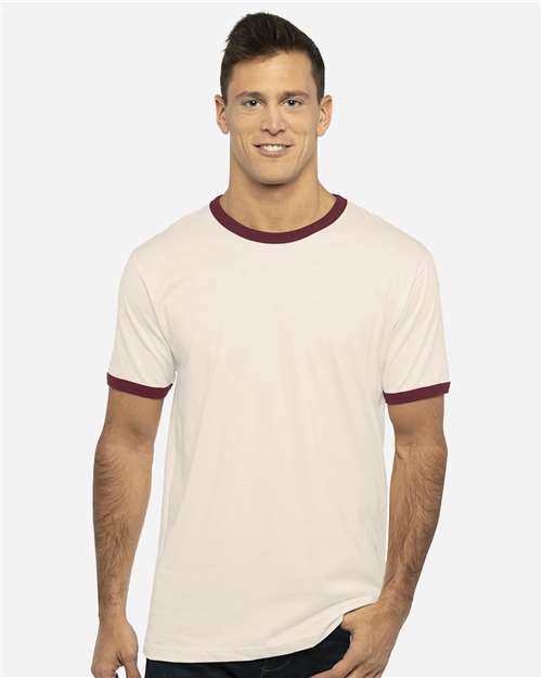 Next Level 3604 - Unisex Cotton Ringer Tee