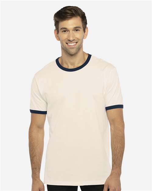 Next Level 3604 - Unisex Cotton Ringer Tee