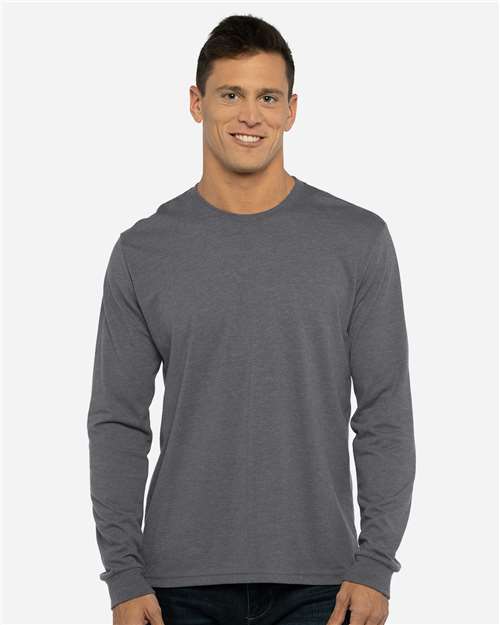 Next Level 6411 - Unisex Sueded Long Sleeve Tee