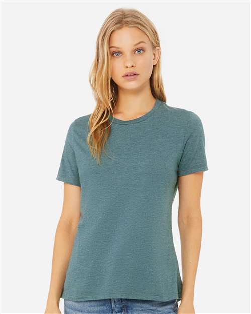 BELLA + CANVAS 6400CVC - Women’s Relaxed Fit Heather CVC Tee