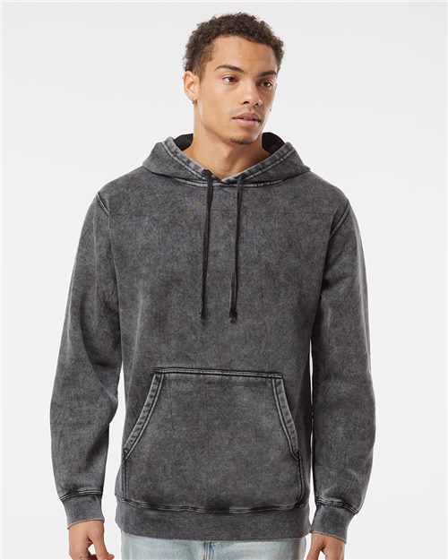 Independent Trading Co. PRM4500MW - Unisex Midweight Mineral Wash Hooded Sweatshirt